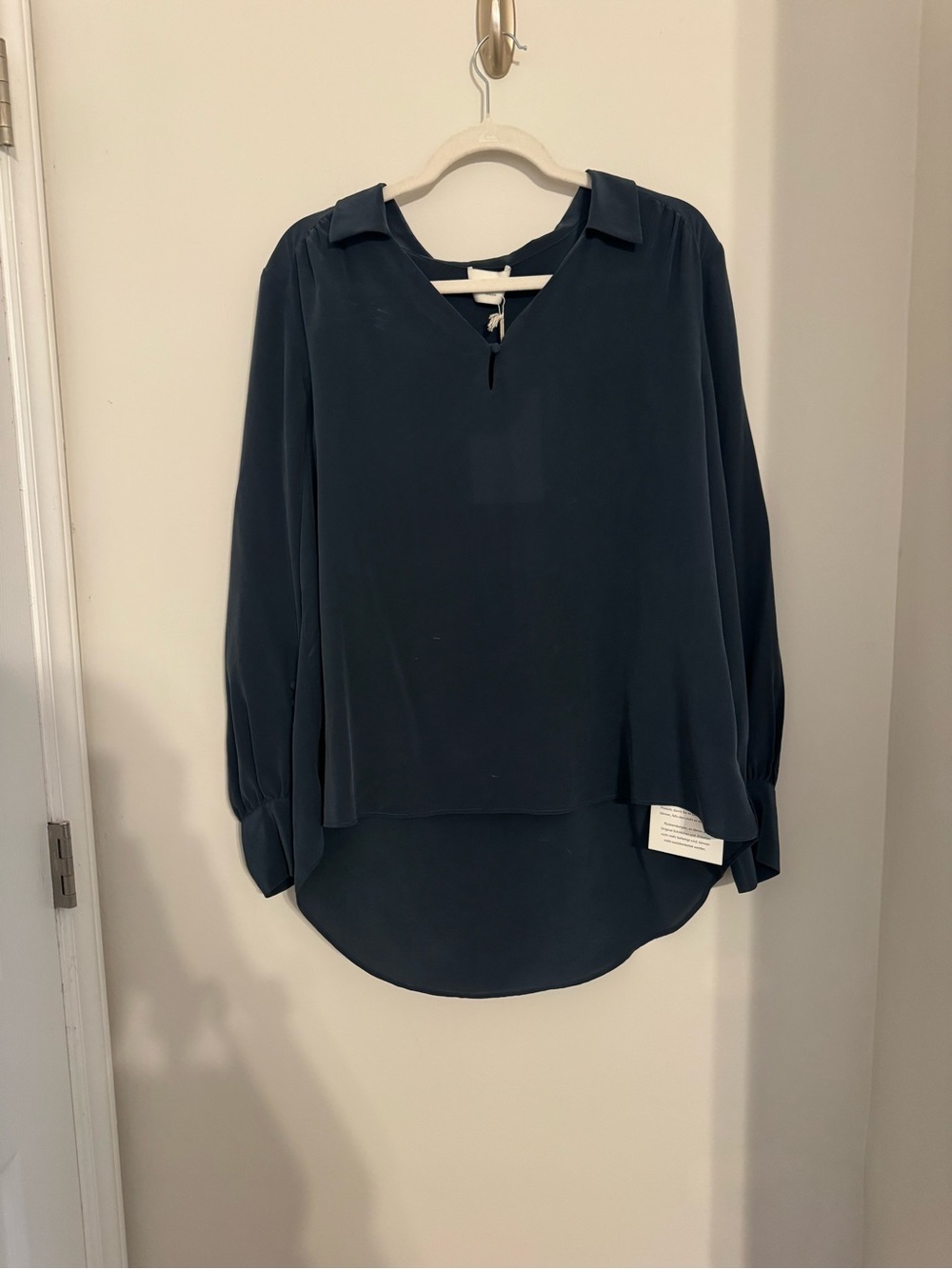 NWT Wrap London Silk Blouse